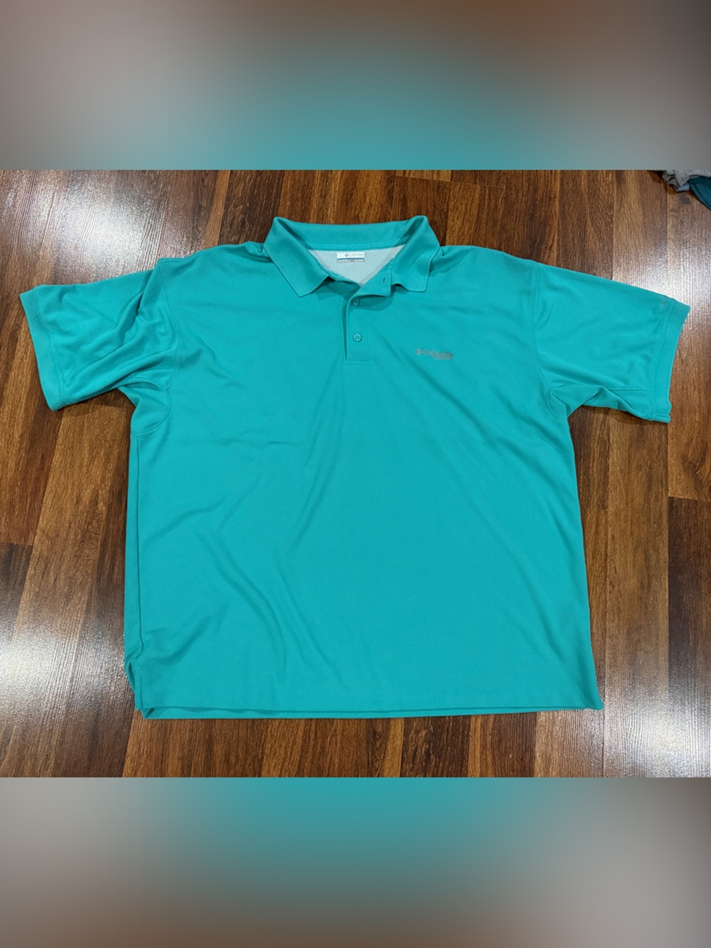 Men's PFG Teal Performance Polo Shirt